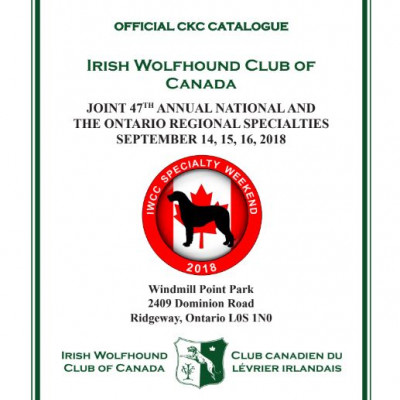 "47th Annual National and the Ontario Regional Specialties "  by Alex Riva published  in Irish Wolfhound World Magazine