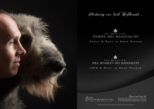 Advertising  BEST IN SHOW Magazine - Tommy dei Mangialupi by Anna Szabo