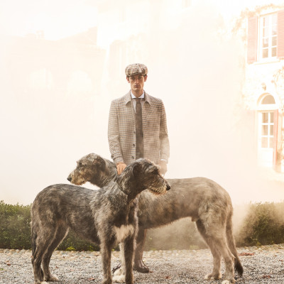 𝑨𝑹K𝑯𝑨𝑴 wolfhounds for 𝑳𝑼𝑰𝑮𝑰 𝑩𝑰𝑨𝑵𝑪𝑯𝑰 𝑺𝑨𝑹𝑻𝑶𝑹𝑰𝑨 2024 Fall/Winter campaign